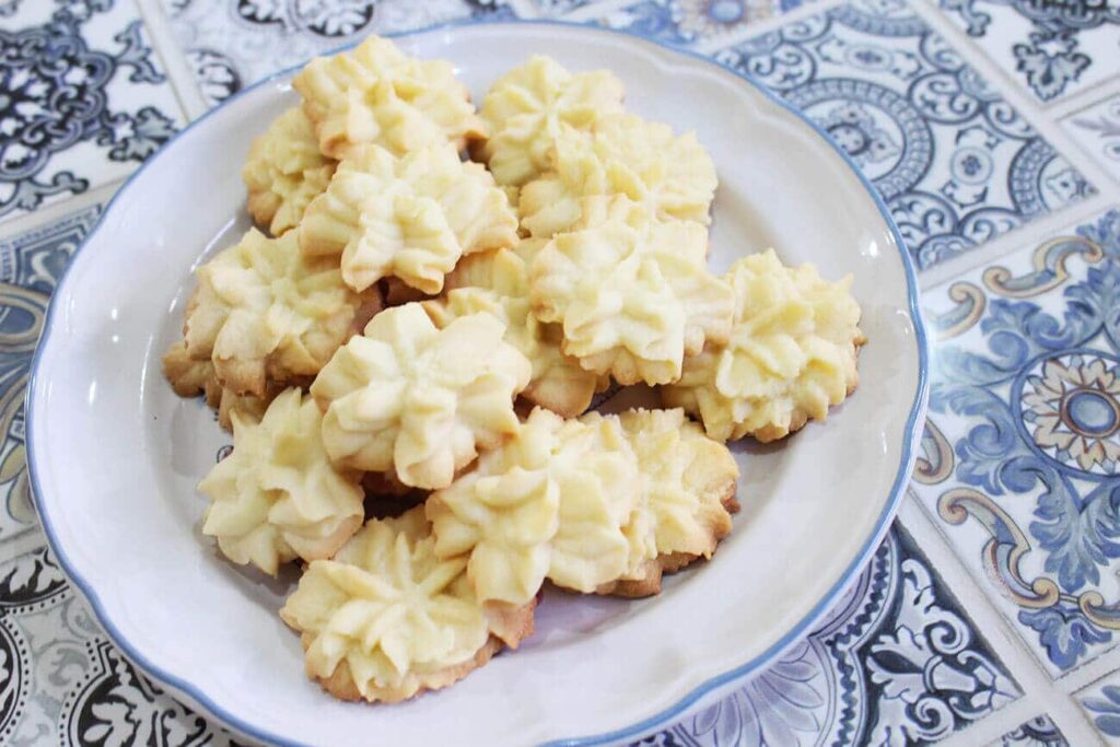 Receta de galletas de mantequilla