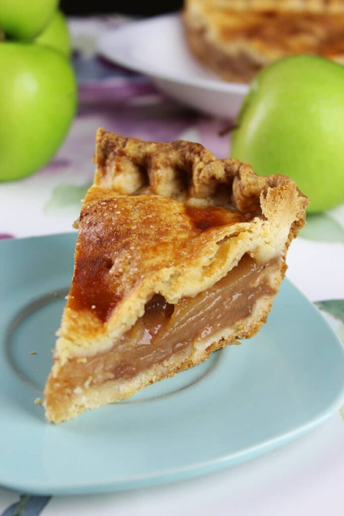 Tarta de manzana casera