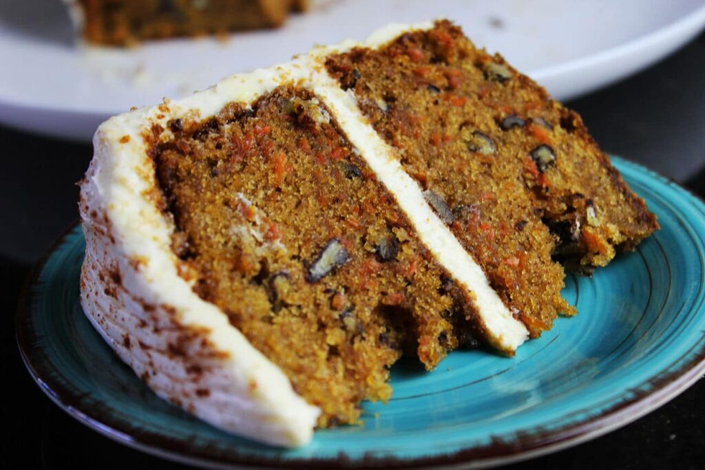 Pastel o tarta de zanahoria