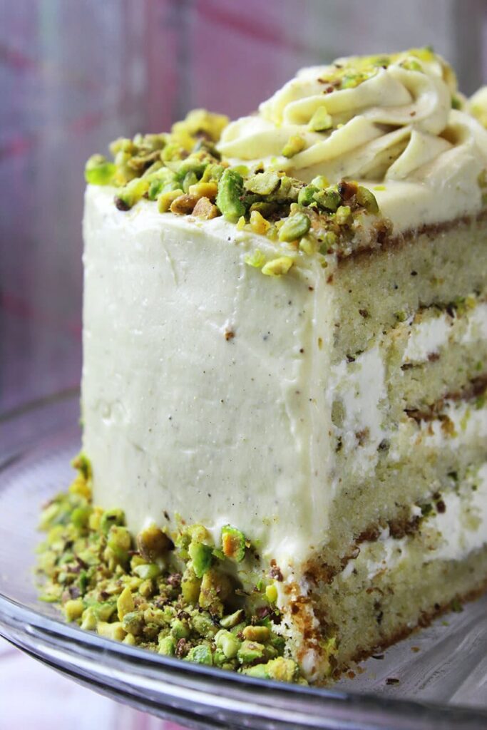 Como hacer pastel de pistacho