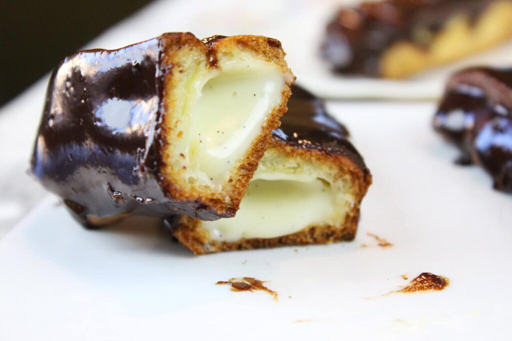 Eclairs traditional recipe