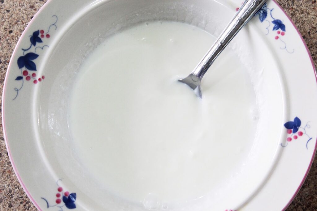 Homemade buttermilk