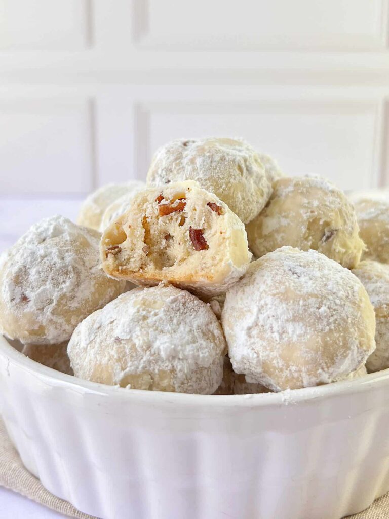 Pecan snowball cookies recipe