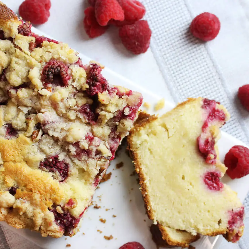 Raspberry loaf cake - delicious. magazine