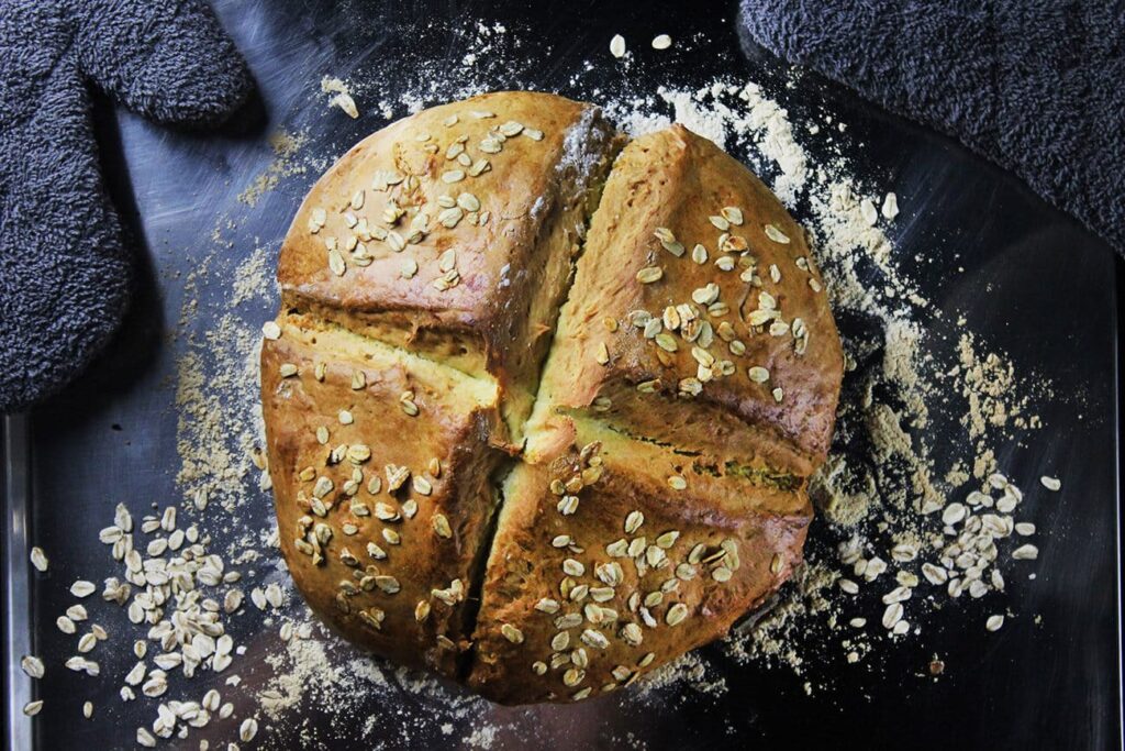 Pan irlandés de bicarbonato receta