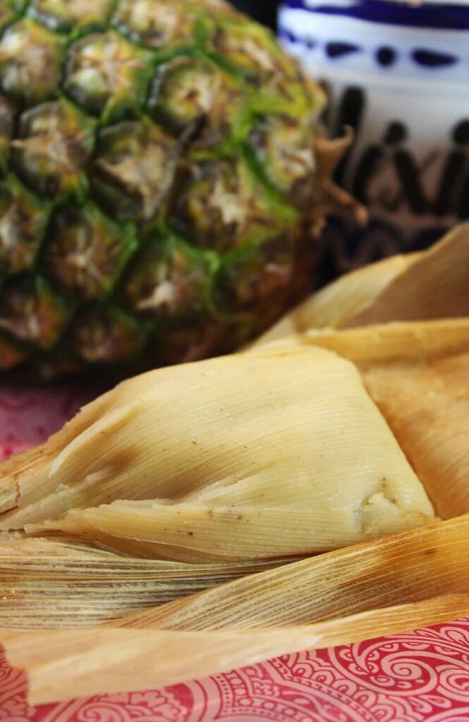 tamales dulces de piña