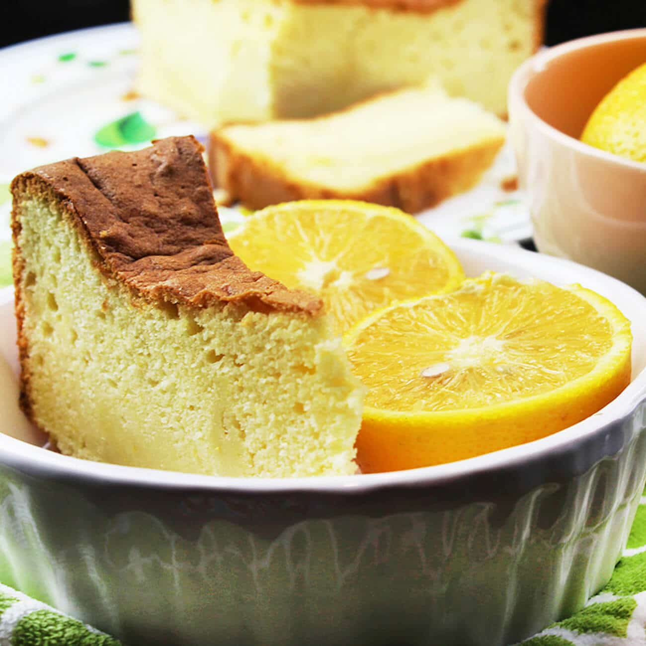Photograph of the recipe for orange pound cake.