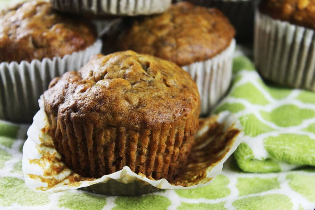 Muffins de plátanos caseros la mejor receta