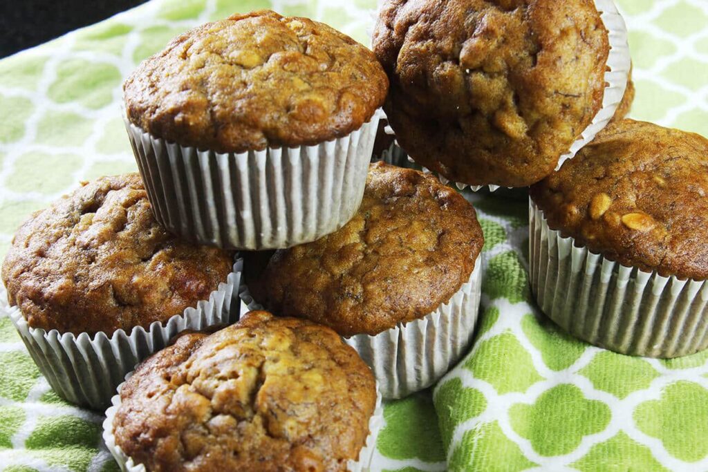 Muffins de plátano receta