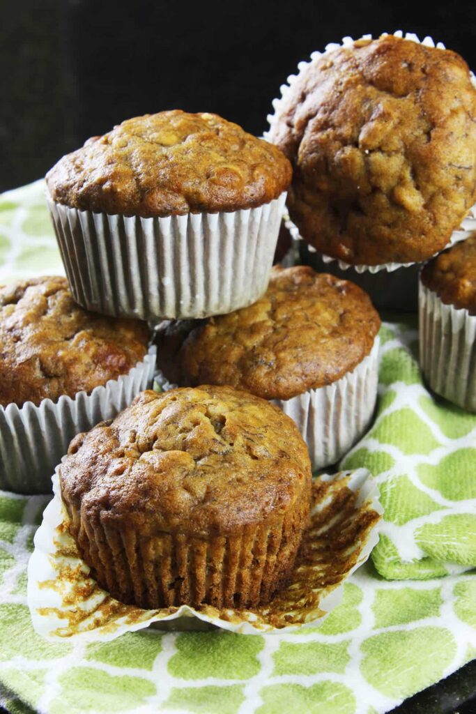 Muffins de plátano caseros