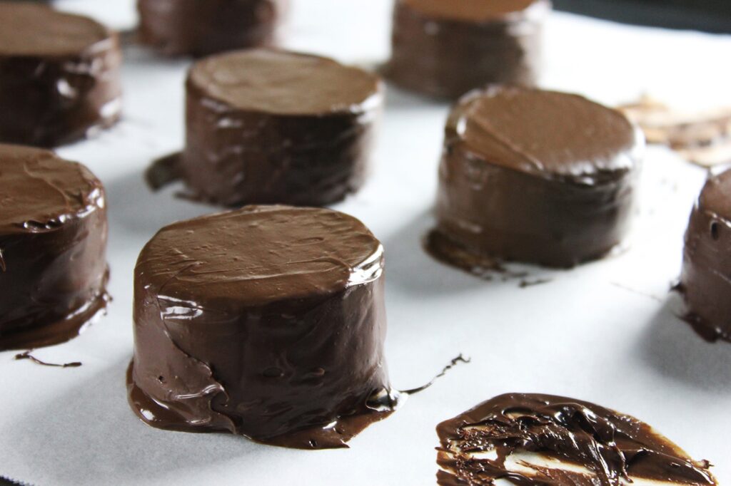 Alfajores de chocolate