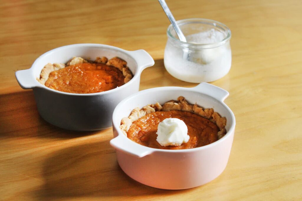 Mini tartas de boniato receta
