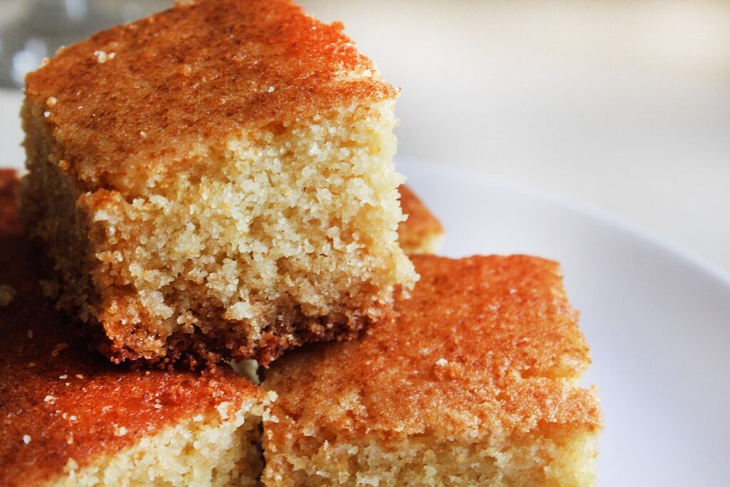 Receta pan de maíz americano