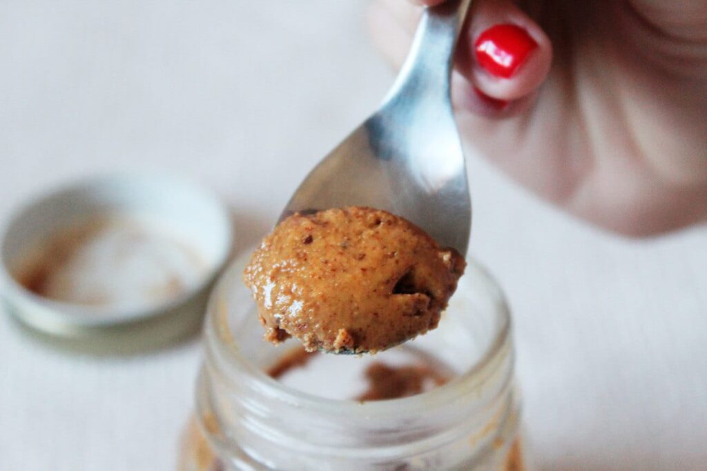 Mantequilla de almendras casera