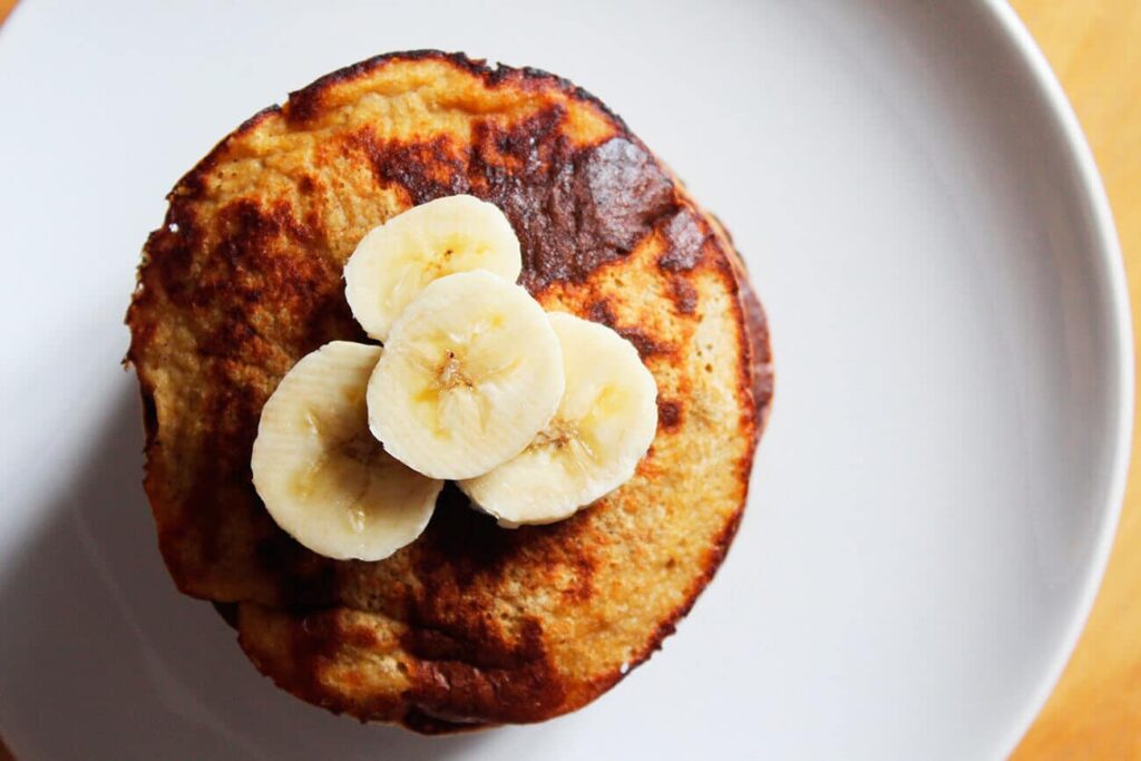 Directions for gluten free healthy banana pancakes