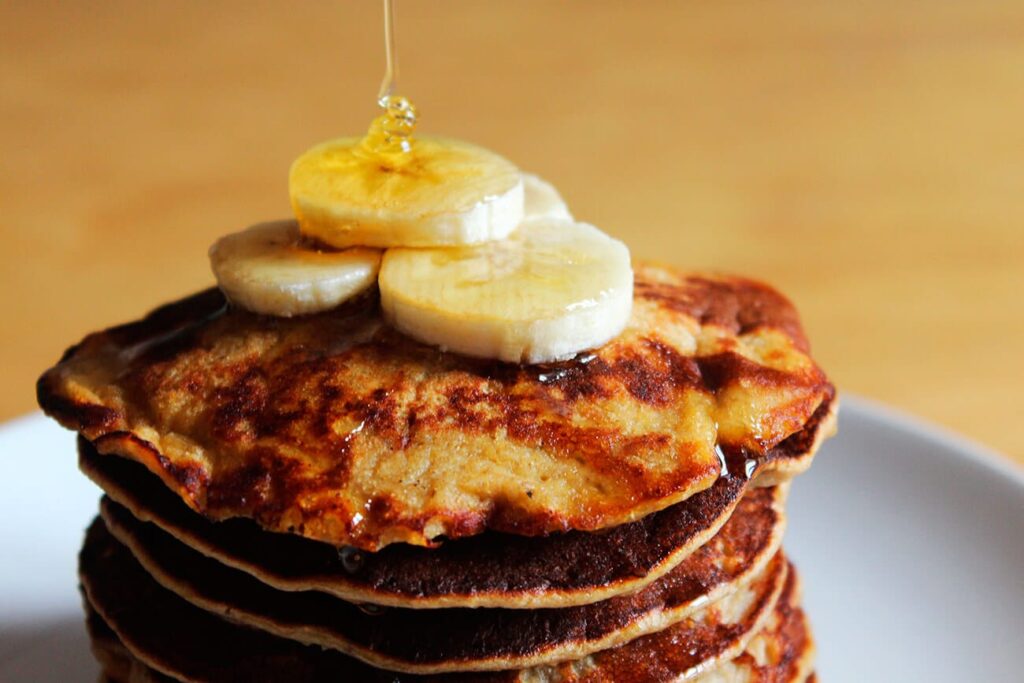 Panqueques de plátano receta fácil