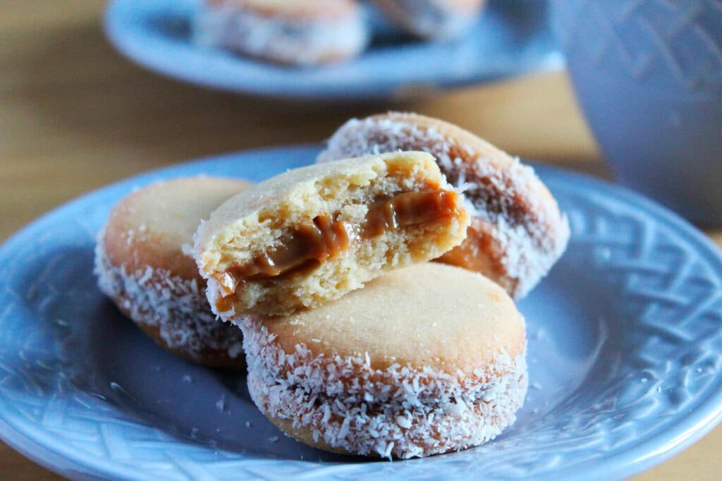 Alfajores de masa quebrada