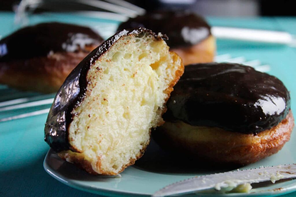 Boston cream doughnuts