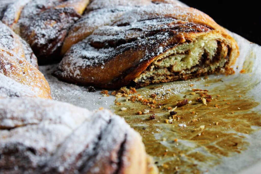 Receta de trenza de nutella