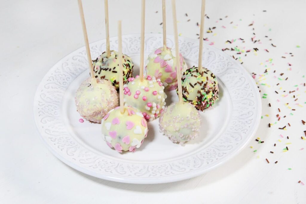 cake pops de chocolate