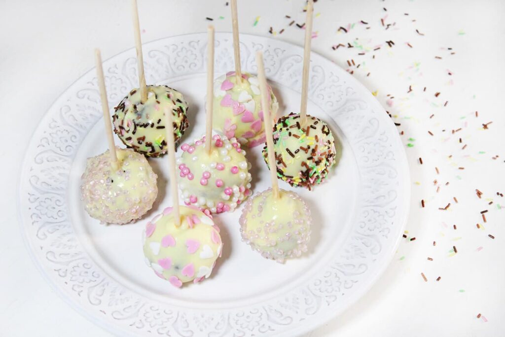 cake pops de chocolate