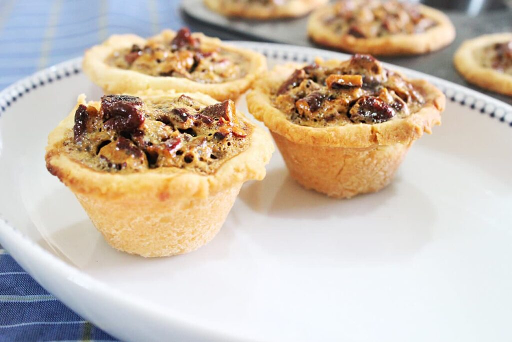 Mini pecan pie homemade recipe