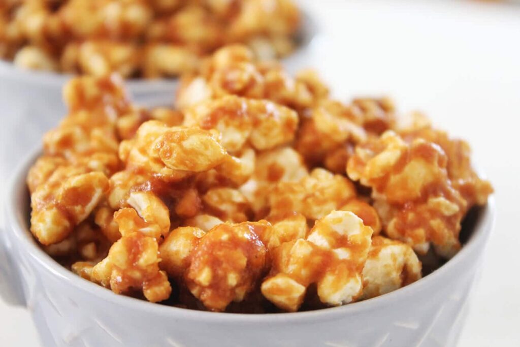 Receta de palomitas acarameladas