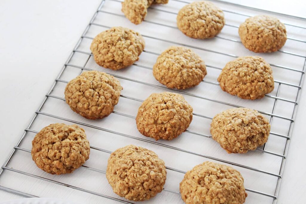 Receta de galletas de avena suaves