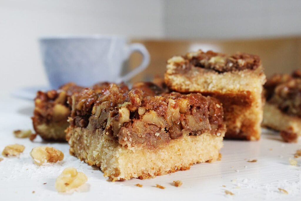 Receta de barritas de nuez