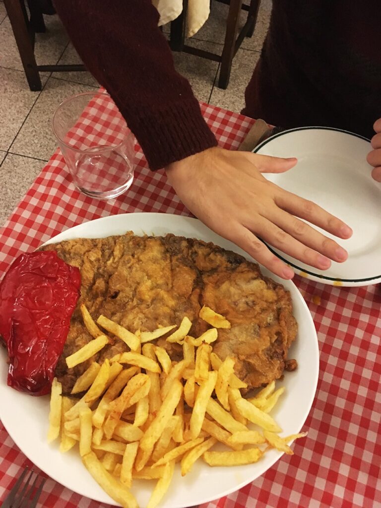 Asturian cachopo in Hermanos Ordás