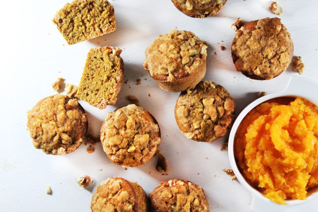 Muffins de calabaza para el otoño
