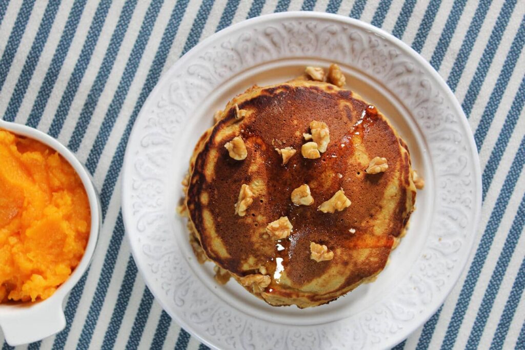 Pumpkin pancakes recipe