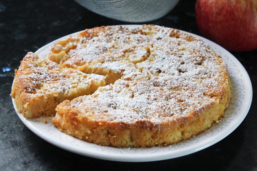 Receta de tarta de manzana francesa