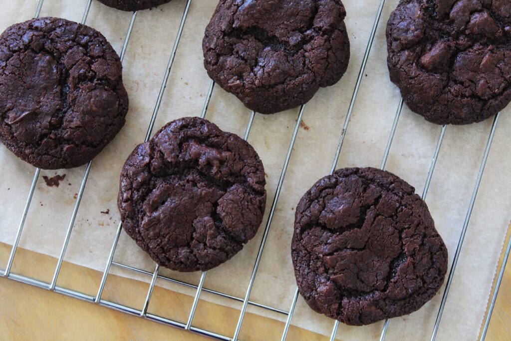Double chocolate cookies