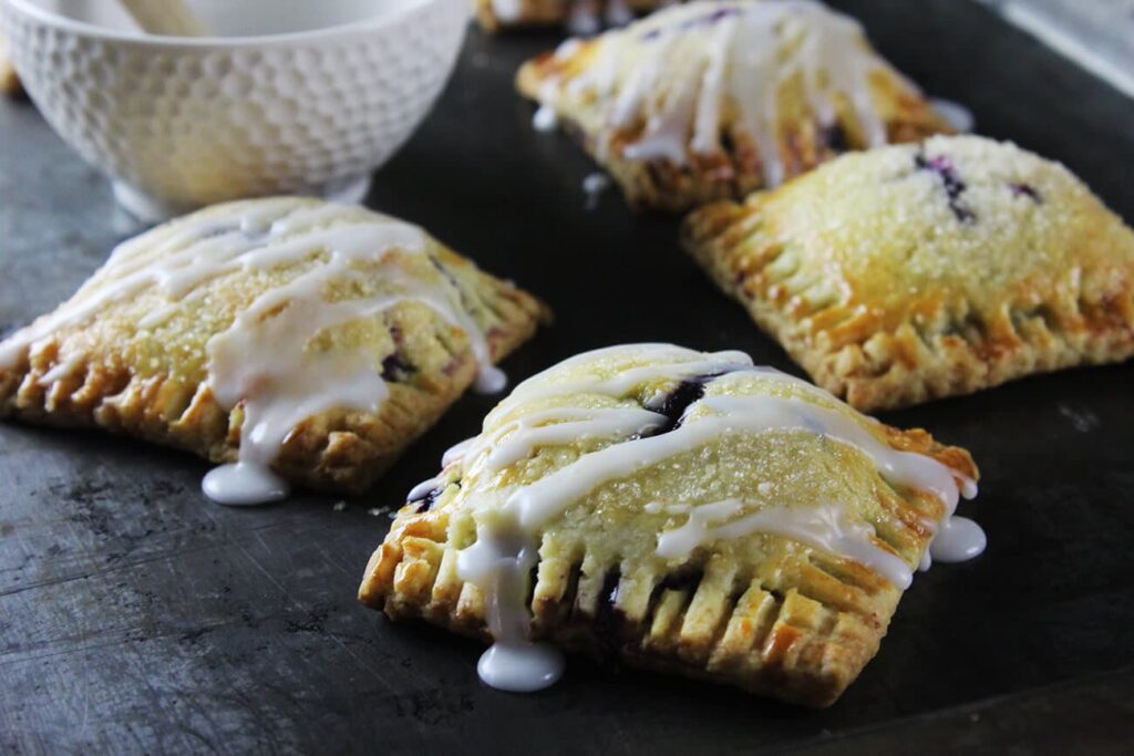 Pop tarts de blueberries