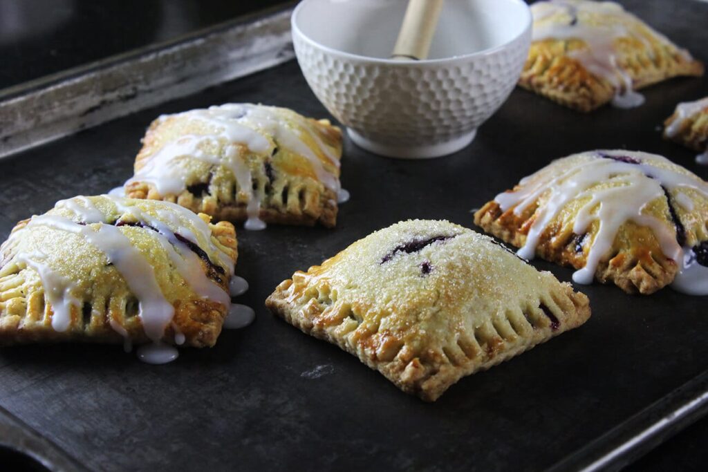 Pop tarts de arándanos