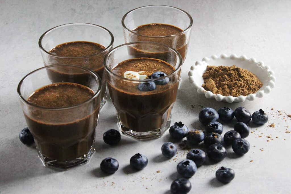 Vegan chocolate dessert