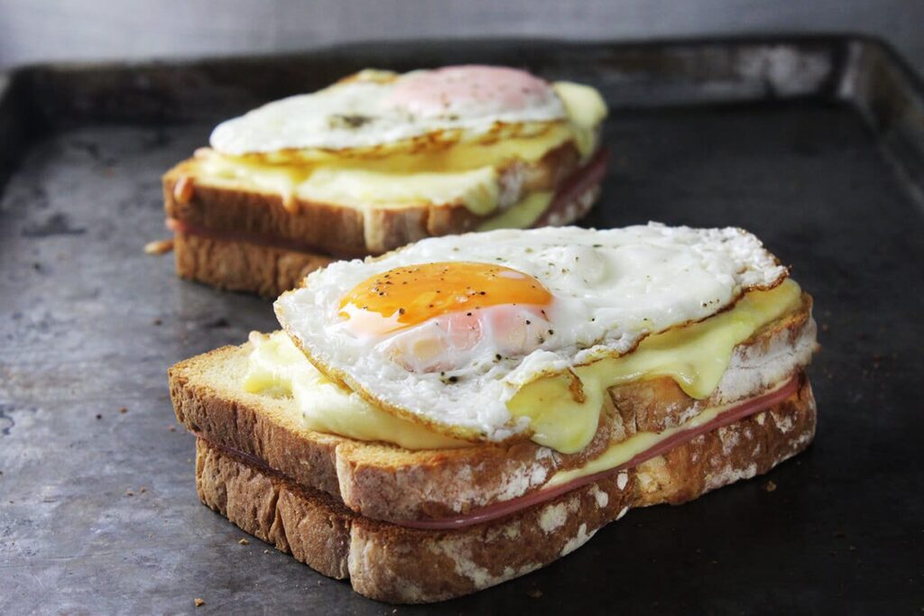 Receta de croque madame