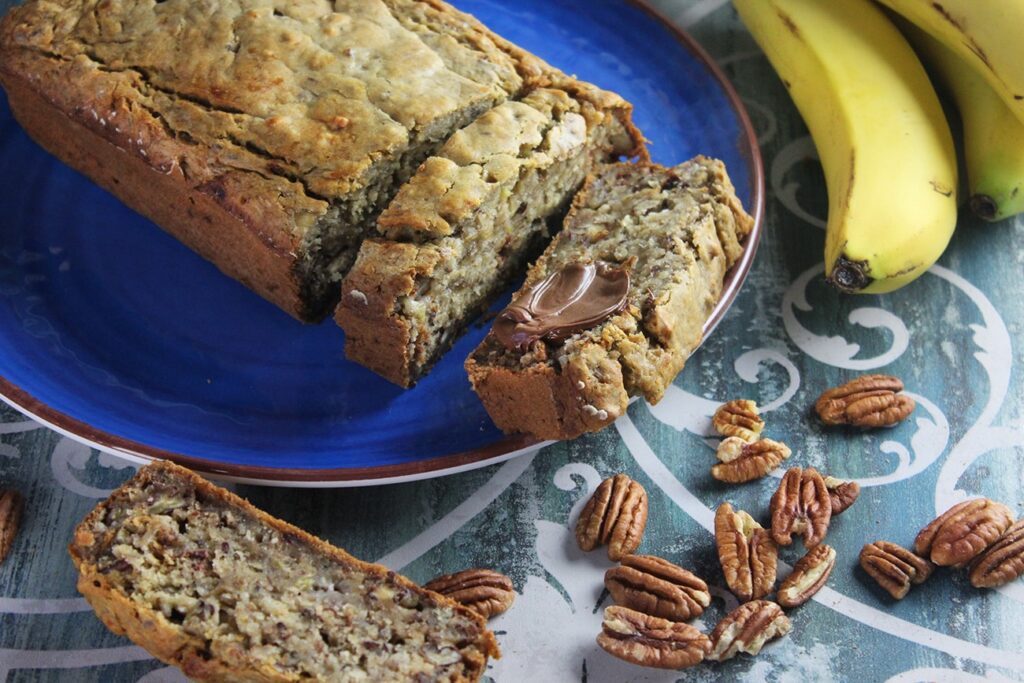 Vegan banana pound cake