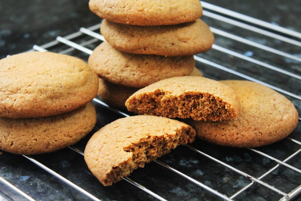 Chewy molasses ginger cookies recipe