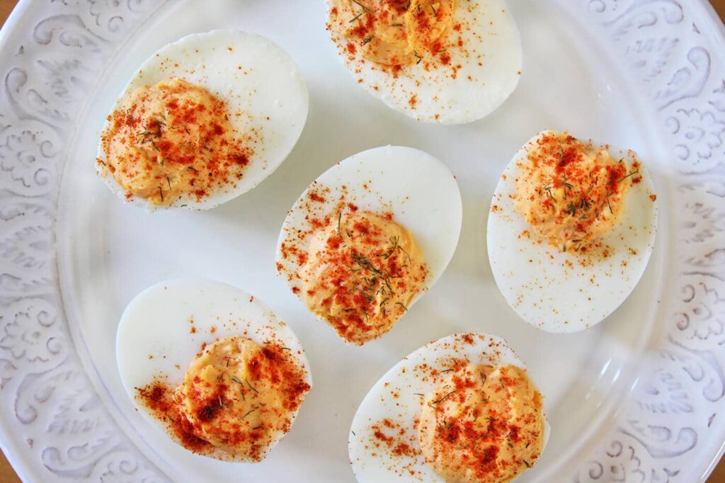Receta de huevos rellenos