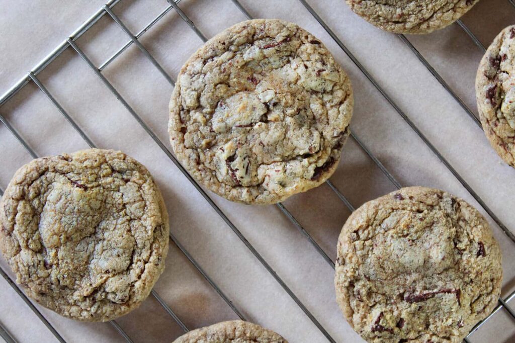 Galletas de chispas de chocolate suaves
