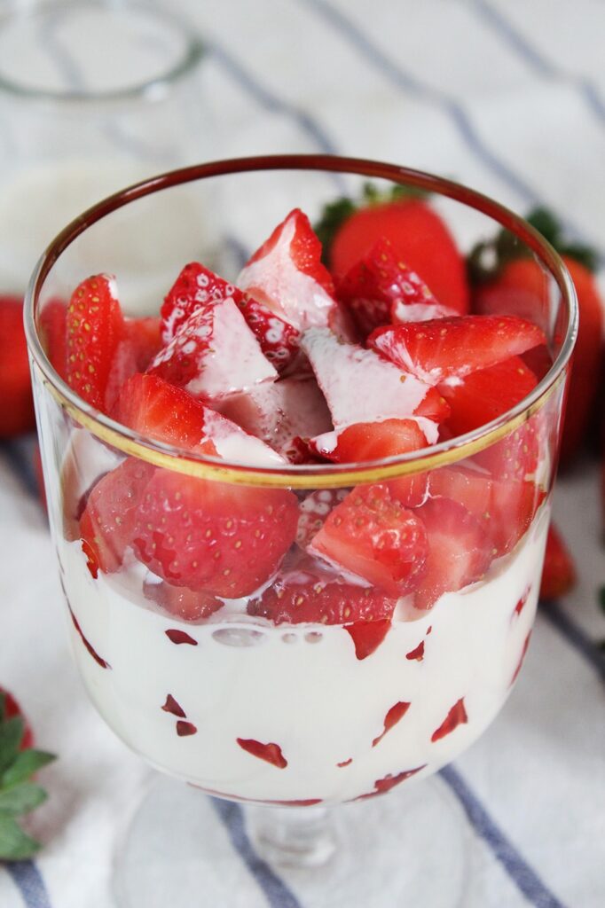 Strawberries and cream recipe