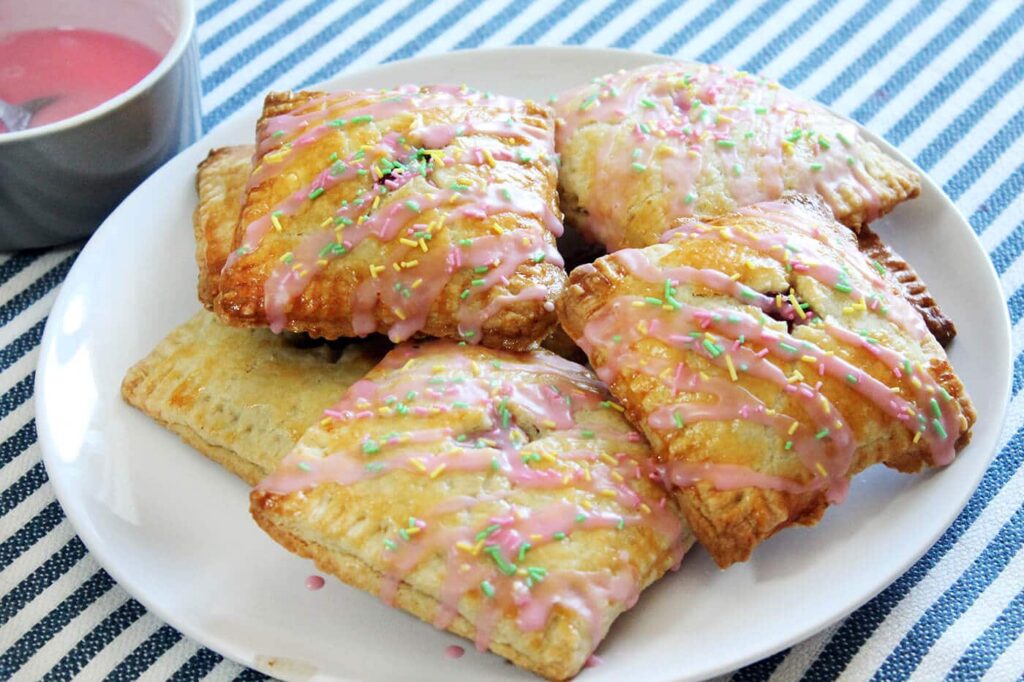 Homemade strawberry pop tarts 