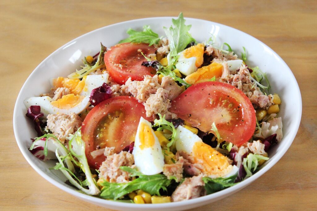easy tuna and egg salad recipe