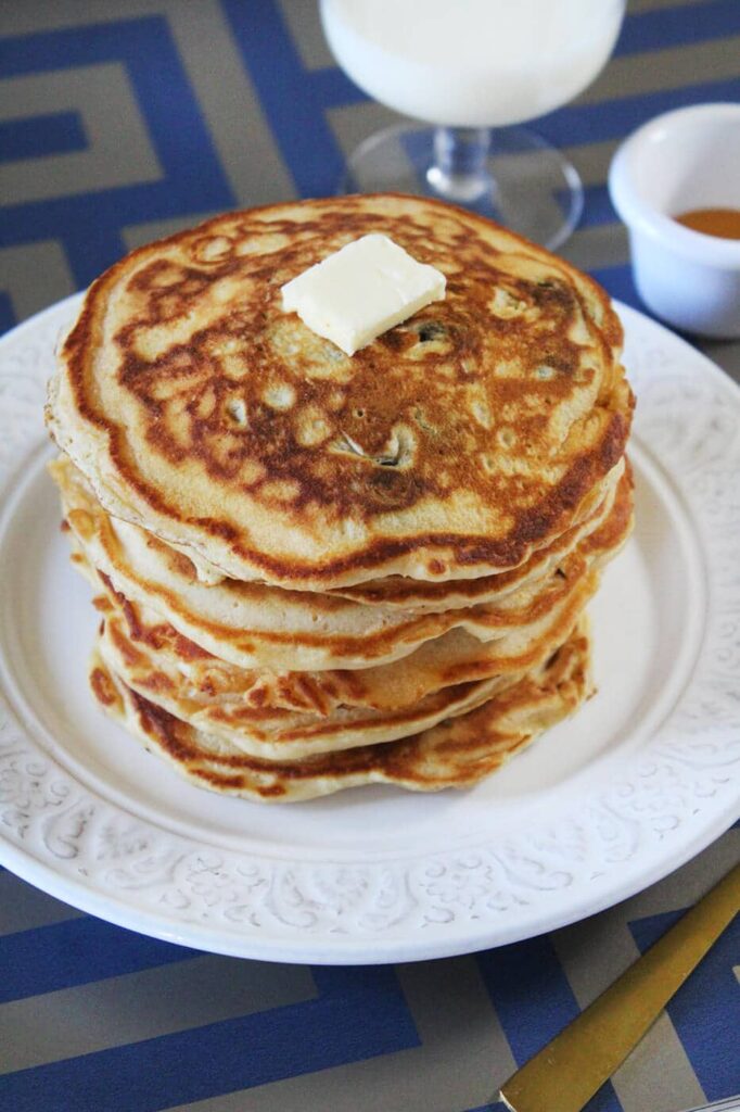 Como hacer hot cakes de blueberries