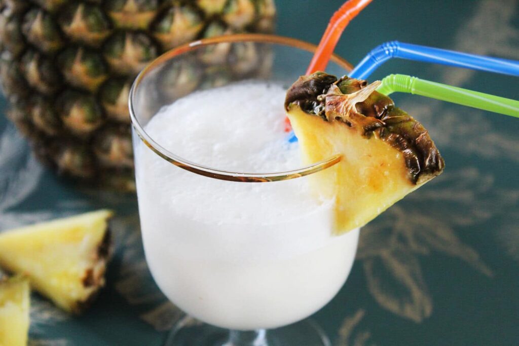 Piña colada virgen fácil