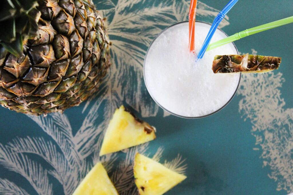 Cómo hacer piña colada virgen