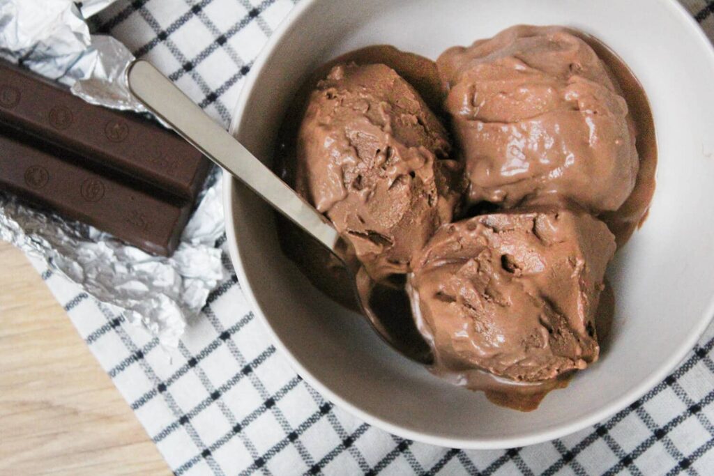 No churn chocolate ice cream