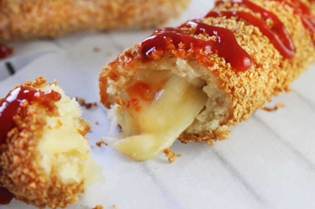 Banderillas de queso crujientes
